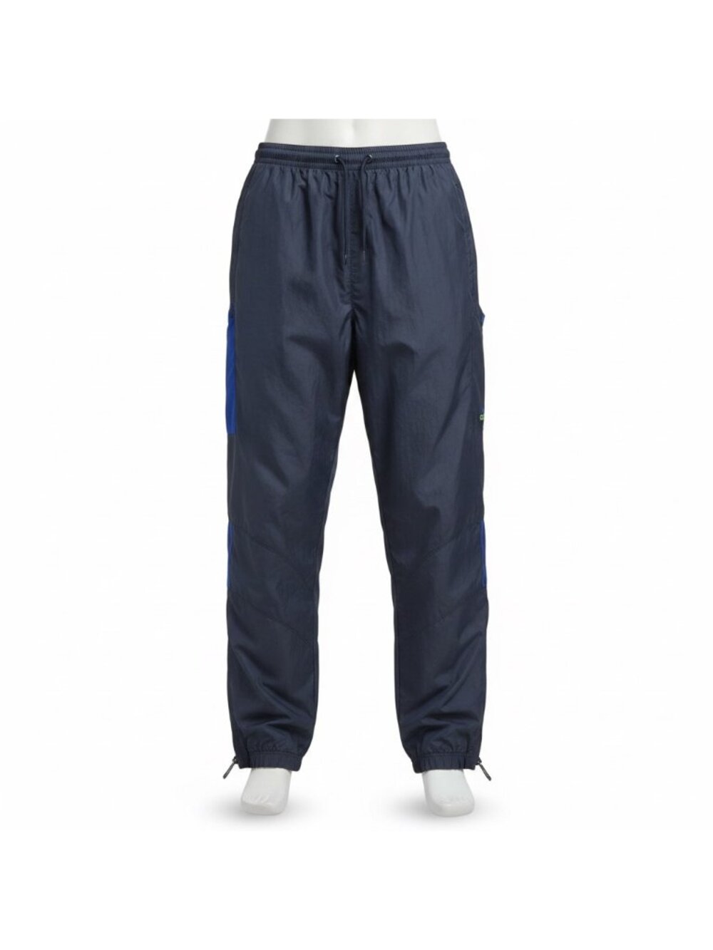 Adidas Mens Black Athletic Windbreaker Pants Lightweight Elastic Waist Mesh Line